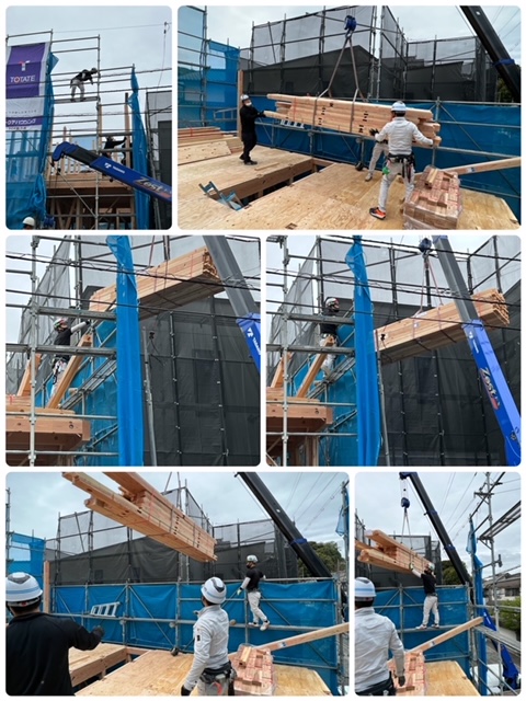 作業風景　広島　揚重　荷上げ　株式会社JPS　ブログ